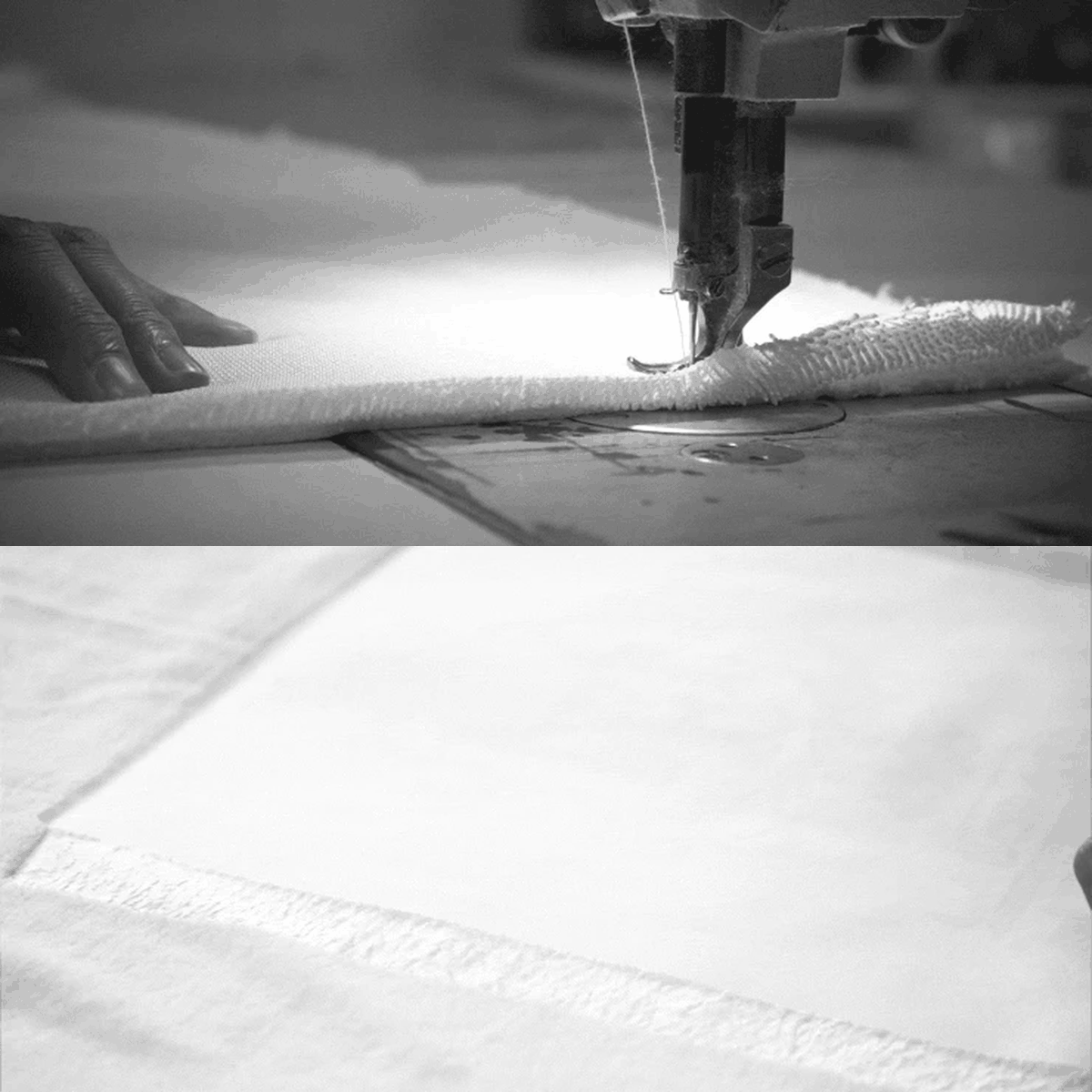Labocosmetica The Origin Drying Microfibre Towel stitching and printing process