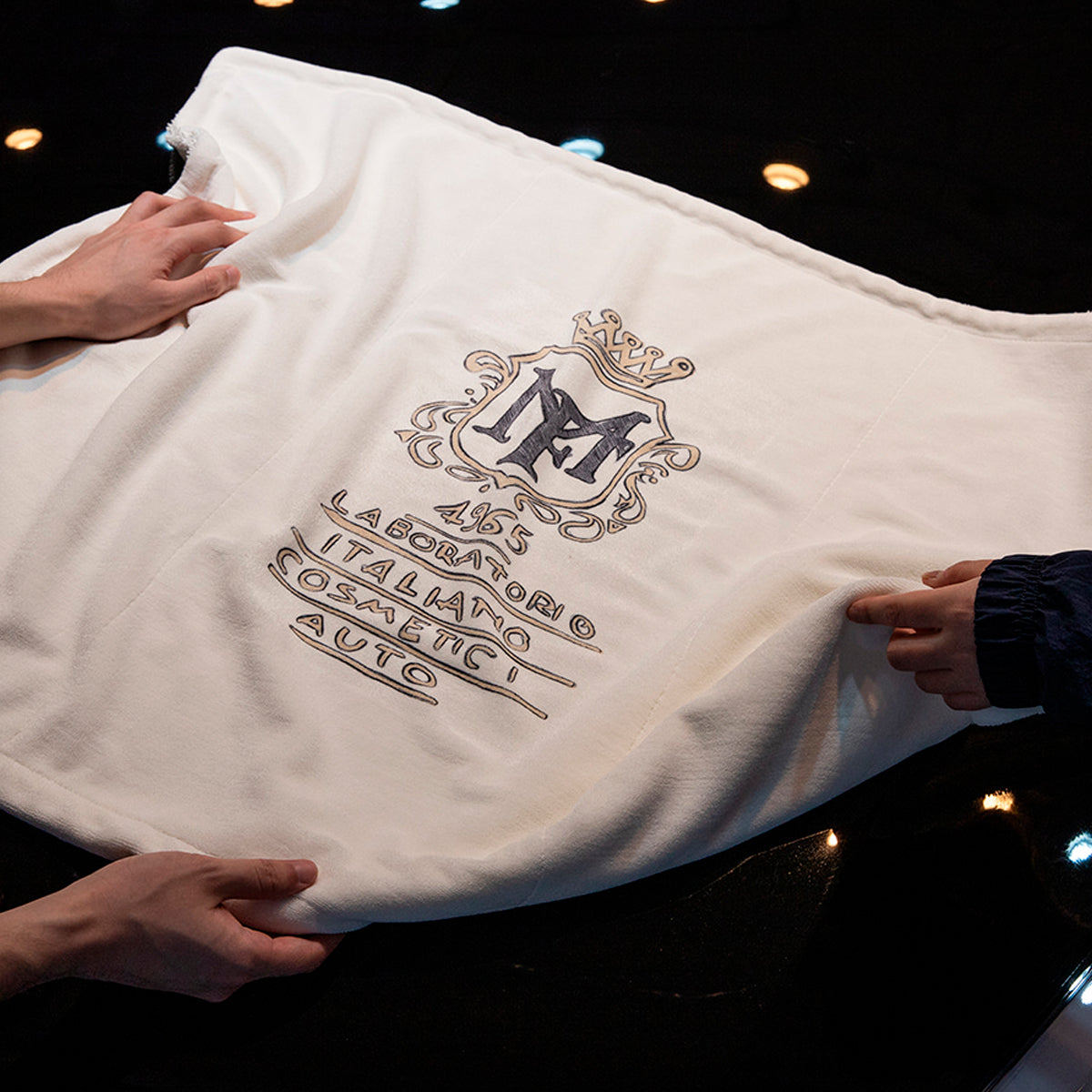 Labocosmetica The Origin Drying Microfibre Towel on car