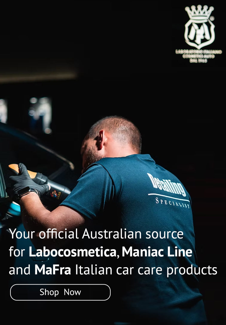 MaFra Australia
Your official Australian source for Labocosmetica, Maniac Line and MaFra Italian car care products